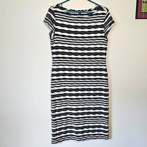 Sharagano Textured Sheath Dress Size 10